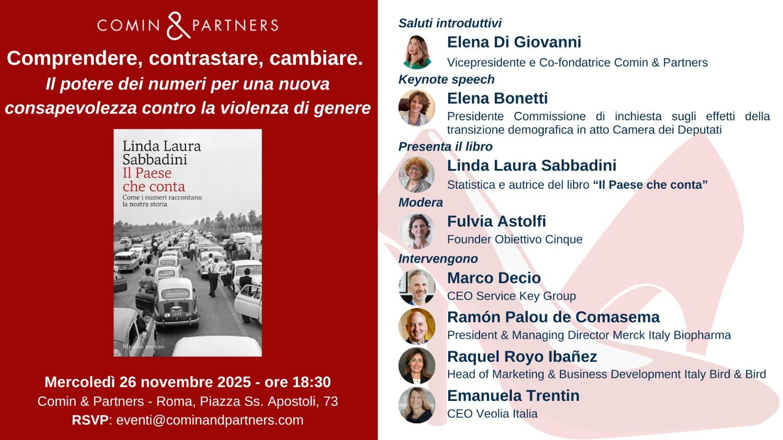 Comprendere, contrastare, cambiare - Il potere dei numeri per una nuova consapevolezza contro la violenza di genere